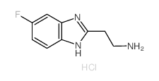 2-(5-Fluoro-1H-benzoimidazol-2-yl)-ethylamine hydrochloride Structure