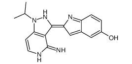 (2E)-2-(4-amino-1-propan-2-yl-2H-pyrazolo[4,3-c]pyridin-3-ylidene)indol-5-ol Structure