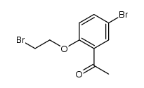 1-[5-bromo-2-(2-bromo-ethoxy)-phenyl]-ethanone Structure