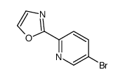 2-(5-bromopyridin-2-yl)-1,3-oxazole结构式