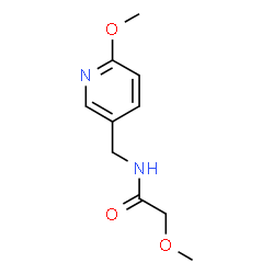 2-Methoxy-N-[(6-methoxy-3-pyridinyl)methyl]acetamide Structure