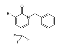 1-Benzyl-3-bromo-5-(trifluoromethyl)pyridin-2(1H)-one structure