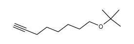 8-(tert-butoxy)oct-1-yne结构式