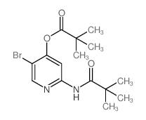 5-Bromo-2-pivalamidopyridin-4-yl pivalate Structure