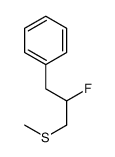 (2-fluoro-3-methylsulfanylpropyl)benzene Structure
