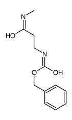 benzyl N-[3-(methylamino)-3-oxopropyl]carbamate Structure