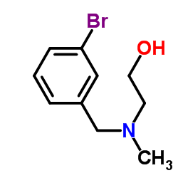 2-[(3-Bromobenzyl)(methyl)amino]ethanol Structure