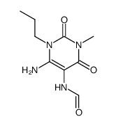 N-(6-amino-3-methyl-2,4-dioxo-1-propyl-1,2,3,4-tetrahydropyrimidin-5-yl)formamide Structure