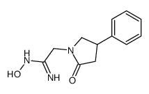 N'-hydroxy-2-(2-oxo-4-phenylpyrrolidin-1-yl)ethanimidamide Structure