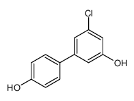 3-chloro-5-(4-hydroxyphenyl)phenol Structure