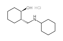 2-trans-(Cyclohexylaminomethyl)-1-cyclohexanol hydrochloride Structure