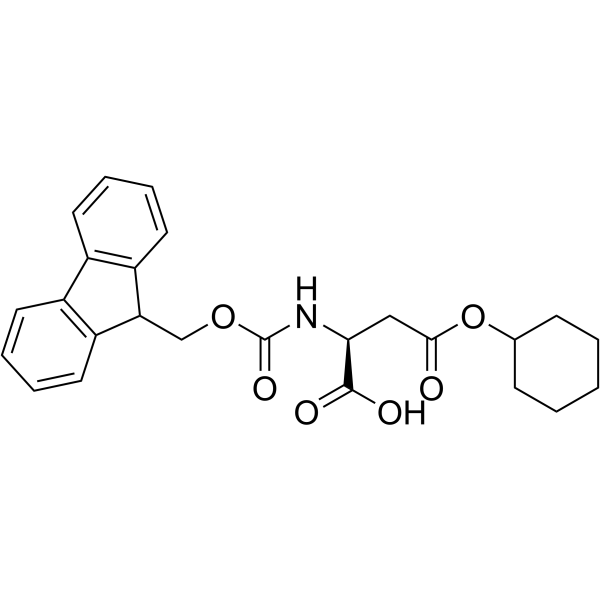 N-芴甲氧羰基-L-天冬氨酸4-环己基酯图片