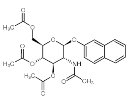 [(2R,3S,4R,5R,6S)-5-acetamido-3,4-diacetyloxy-6-naphthalen-2-yloxyoxan-2-yl]methyl acetate Structure