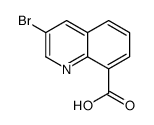 3-溴喹啉-8-羧酸结构式