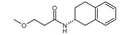 (R)-N-(1,2,3,4-tetrahydronaphthalen-3-yl)-3-methoxypropanamide Structure