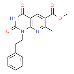 Methyl 7-methyl-2,4-dioxo-1-(2-phenylethyl)-1,2,3,4-tetrahydropyrido[2,3-d]pyrimidine-6-carboxyla picture