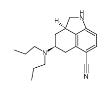 (2aR,4S)-4-(dipropylamino)-1,2,2a,3,4,5-hexahydrobenzo[cd]indole-6-carbonitrile Structure