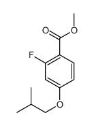 methyl 2-fluoro-4-(2-methylpropoxy)benzoate structure