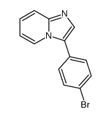 3-(4-bromophenyl)imidazo[1,2-a]pyridine结构式