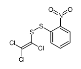 1-nitro-2-(1,2,2-trichloroethenyldisulfanyl)benzene Structure