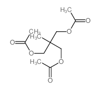 [3-acetyloxy-2-(acetyloxymethyl)-2-methyl-propyl] acetate结构式