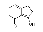 3-Hydroxy-1,2-dihydro-inden-4-one Structure