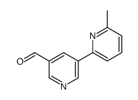 5-(6-methylpyridin-2-yl)pyridine-3-carbaldehyde structure