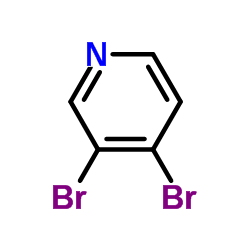 3,4-Dibromopyridine structure