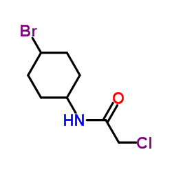 N-(4-Bromocyclohexyl)-2-chloroacetamide Structure