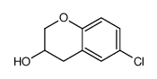 6-chloro-3,4-dihydro-2H-chromen-3-ol结构式