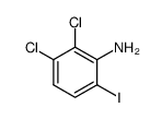 2,3-dichloro-6-iodoaniline结构式