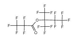 1,1,1,3,3,4,4,4-octafluoro-2-(trifluoromethyl)butan-2-yl 2,2,3,3,3-pentafluoropropanoate Structure