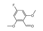 Benzaldehyde, 4-fluoro-2,6-dimethoxy- Structure