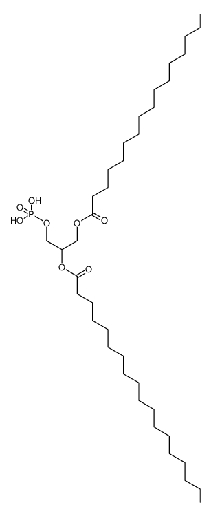 phosphoric acid mono-(3-palmitoyloxy-2-stearoyloxy-propyl ester)结构式