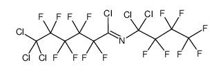 6,6,6-Trichlor-perfluor-capronsaeure-chlorid-(1,1-dichlor-heptafluor-butylimid)结构式