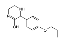 3-(4-propoxyphenyl)piperazin-2-one Structure
