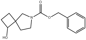 1-羟基-6-氮杂螺[3.4]辛烷-6-羧酸苄酯结构式