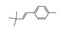 (E)-1-(3,3-dimethylbut-1-enyl)-4-methylbenzene Structure