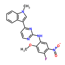 N-(4-Fluoro-2-methoxy-5-nitrophenyl)-4-(1-methyl-1H-indol-3-yl)-2-pyrimidinamine picture