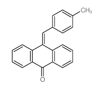 9(10H)-Anthracenone,10-[(4-methylphenyl)methylene]- Structure