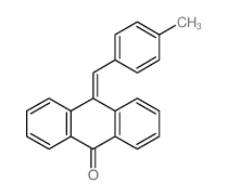 9(10H)-Anthracenone,10-[(4-methylphenyl)methylene]- structure