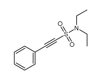 N,N-diethyl-2-phenylethynesulfonamide Structure