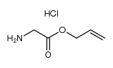 Glycine allyl ester hydrochloride Structure