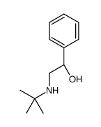 (R)-(-)-2-叔丁基氨基-1-苯基乙醇结构式