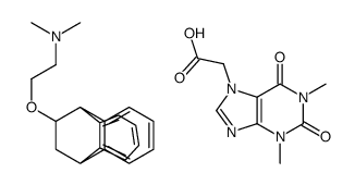 9-(2-(Dimethylamino)ethoxy)-9,10-dihydro-9,10-ethanoanthracene 7-theophyllinylacetate Structure