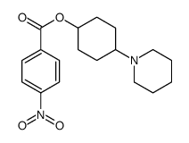 4-Piperidinocyclohexyl p-nitrobenzoate Structure