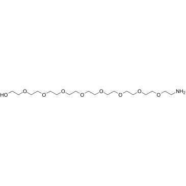 Amino-PEG9-alcohol结构式