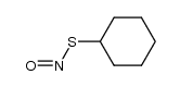 S-nitrosocyclohexanethiol Structure