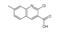 2-chloro-7-methyl-quinoline-3-carboxylic acid Structure
