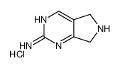 2-Amino-5,7-dihydropyrrolo[3,4-d]pyrimidine dihydrochloride Structure